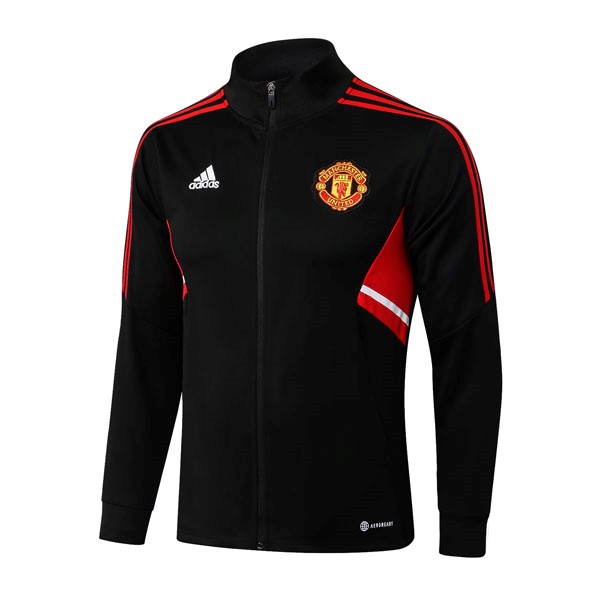 Sweatjacken Manchester United 2023 Schwarz